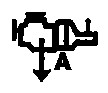 SWF 588001 SWF 588001 Inlegplaatje Zwart Symbool Wit